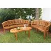 Cheap ✨ Outdoor Benches Chic Teak Peanut Teak Outdoor Bench 👍 -Teak Outdoor Furniture Elegant shop masterCHIT010