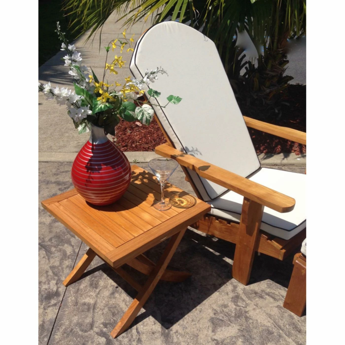 Cheapest ๐ Patio Accent Tables Chic Teak Titanic Teak Outdoor Folding Side Table ๐ 3 Cheapest ๐ Patio Accent Tables Chic Teak Titanic Teak Outdoor Folding Side Table ๐