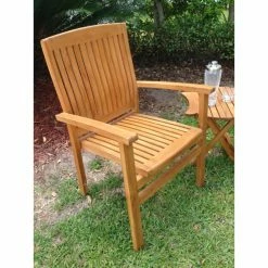 Best reviews of ๐ Patio Dining Chairs Chic Teak Belize Teak Patio Dining Arm Chair ๐
