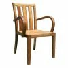 Cheap 🎉 Patio Dining Chairs Chic Teak Boston Teak Patio Dining Arm Chair ⭐ -Teak Outdoor Furniture Elegant shop masterCHIT035