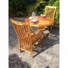 Wholesale 🥰 Patio Dining Chairs Chic Teak Balero Teak Patio Dining Arm Chair 🧨 -Teak Outdoor Furniture Elegant shop masterCHIT038
