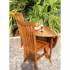 Teak Outdoor Furniture Elegant shop 39 Best Pirce 🛒 Patio Dining Chairs Chic Teak Balero Teak Patio Dining Side Chair 😉
