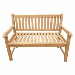 Deals 🛒 Outdoor Benches Seven Seas Teak Santiago Outdoor Teak Wood Bench ✨