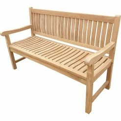 New 😍 Outdoor Benches Seven Seas Teak San Juan Outdoor Teak Wood Bench 🔥