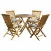Coupon ✔️ Patio Dining Sets Chic Teak California Teak 5 Piece Patio Dining Set ⭐ -Teak Outdoor Furniture Elegant shop masterCHIT447