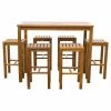 Best deal ✨ Patio Dining Sets Chic Teak Santa Monica Teak 7 Piece Patio Dining Set 😍