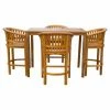 Top 10 🎉 Patio Dining Sets Chic Teak Peanut Teak 5 Piece Patio Dining Set 🎉