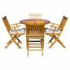 Brand new 🧨 Patio Dining Sets Seven Seas Teak Las Palmas Teak 5 Piece Patio Dining Set 🔥 -Teak Outdoor Furniture Elegant shop masterCHIT474