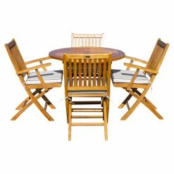 Brand new 🧨 Patio Dining Sets Seven Seas Teak Las Palmas Teak 5 Piece Patio Dining Set 🔥