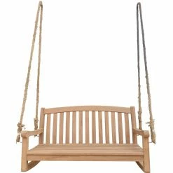 Cheapest ✨ Porch Swings Seven Seas Teak San Jose Outdoor Porch Swing - Honey Tone Brown 😉