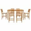 Brand new ❤️ Patio Dining Sets Chic Teak Castle 7 Piece Bar Height Patio Dining Set With Armless Chairs ❤️ 2 Brand new ❤️ Patio Dining Sets Chic Teak Castle 7 Piece Bar Height Patio Dining Set With Armless Chairs ❤️ -Teak Outdoor Furniture Elegant shop masterCHIT547