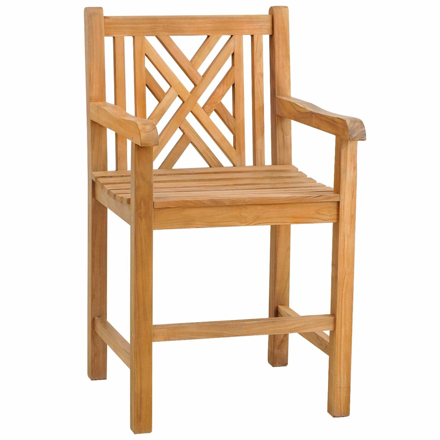 Brand new ๐ Outdoor Bar Stools Chic Teak Chippendale 24 In. Indoor/Outdoor Counter Stool With Arms โจ 3 Brand new ๐ Outdoor Bar Stools Chic Teak Chippendale 24 In. Indoor/Outdoor Counter Stool With Arms โจ