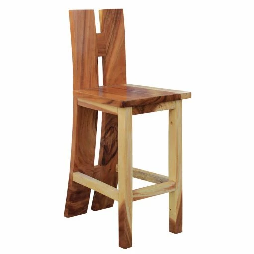 Brand new 🎉 Outdoor Bar Stools Chic Teak Suar Rio 24 In. Live Edge Indoor/Outdoor Counter Stool 🎁 -Teak Outdoor Furniture Elegant shop masterCHIT560