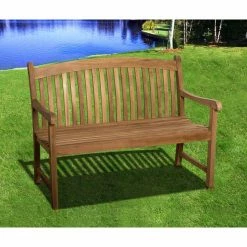 Top 10 🔔 Outdoor Benches Amazonia Belfast 4 Ft. Teak Bench 👏