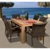 Promo 🎉 Patio Dining Sets HN Outdoor Kingston Teak Dining Set - Seats 6 🔔