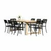 Flash Sale 😀 Patio Dining Sets Amazonia Augusta Reclaimed Teak 9 Piece Patio Dining Set 🔥 -Teak Outdoor Furniture Elegant shop masterIHM507 1