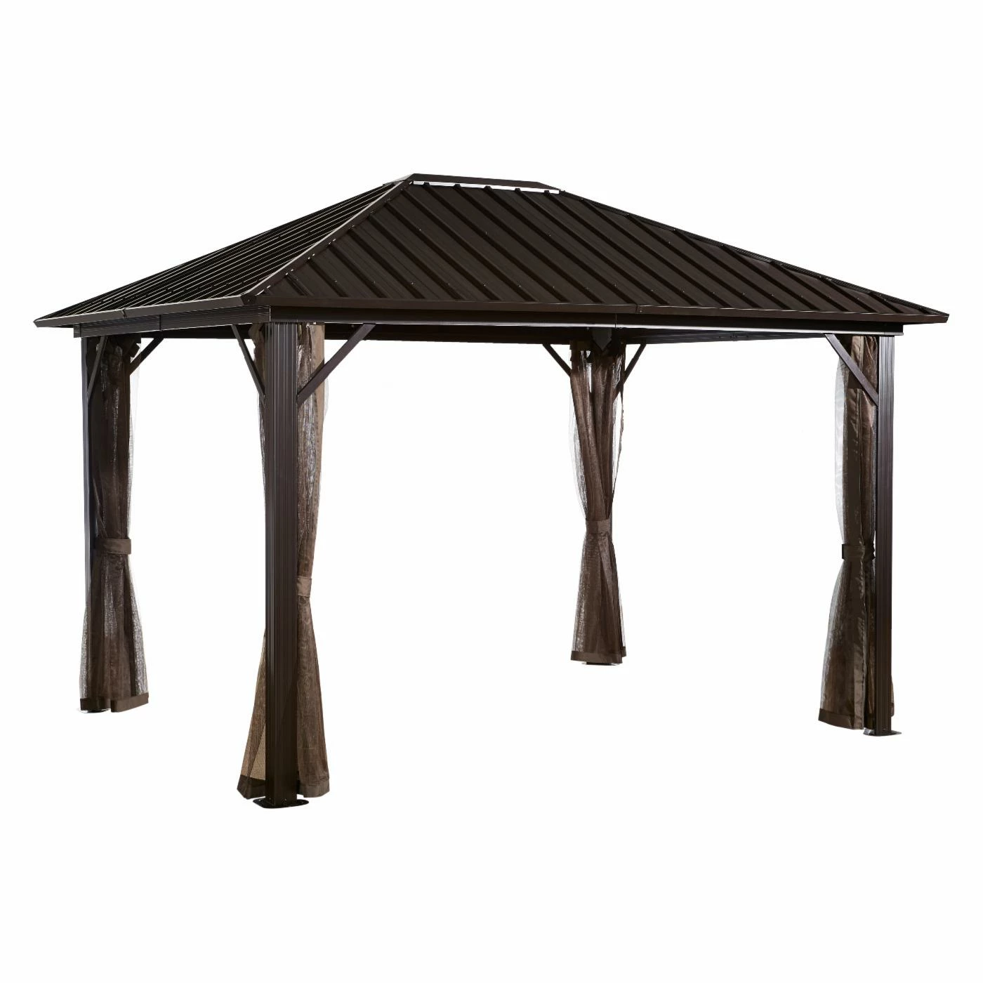 Hot Sale 👏 Hardtop SOJAG INC Genova Sunshelter Outdoor Gazebo With Side Netting 😀 3 Hot Sale 👏 Hardtop SOJAG INC Genova Sunshelter Outdoor Gazebo With Side Netting 😀