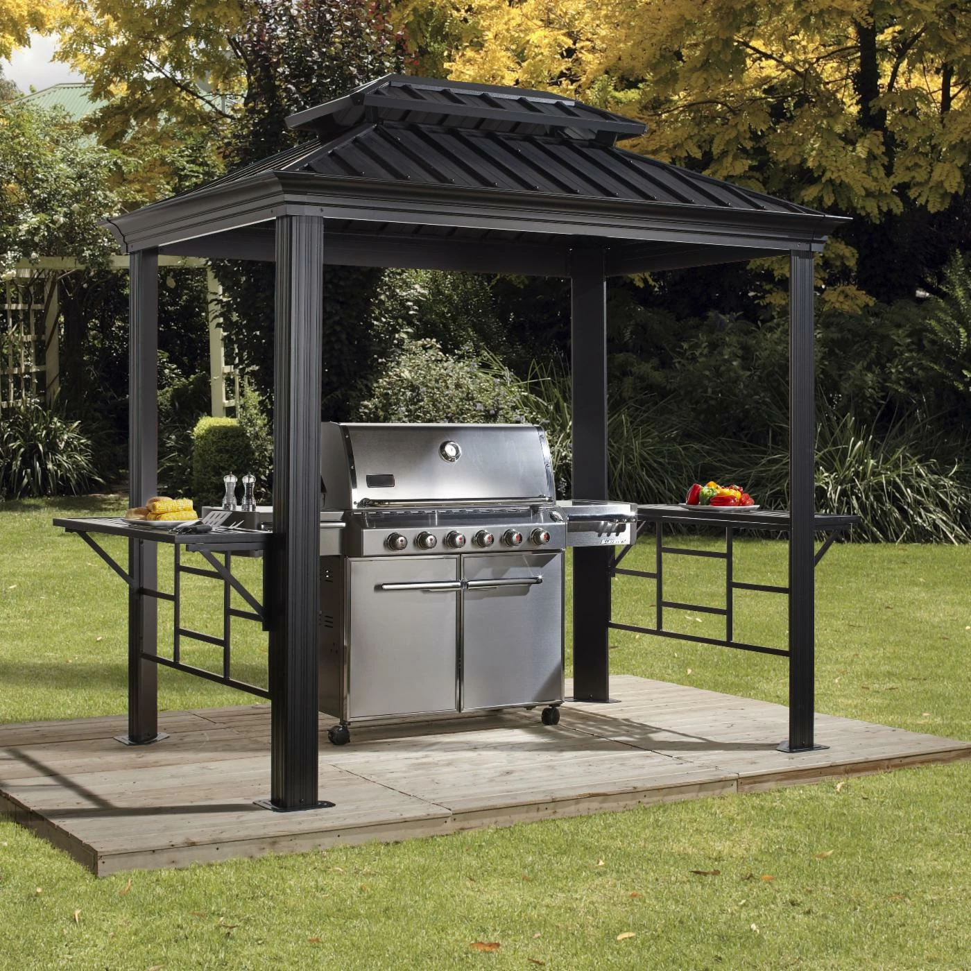 Coupon 🔔 Hardtop SOJAG INC Messina 6 X 8 Ft. Steel Grill Gazebo 🔥 3 Coupon 🔔 Hardtop SOJAG INC Messina 6 X 8 Ft. Steel Grill Gazebo 🔥