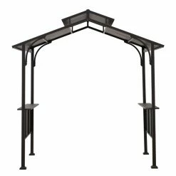 Promo 🔔 Sunjoy 5 Ft. X 8 Ft. Steel 2 Tier Hardtop Grill Gazebo ✨