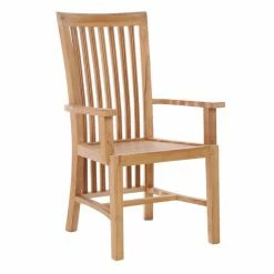 Wholesale 🥰 Patio Dining Chairs Chic Teak Balero Teak Patio Dining Arm Chair 🧨 -Teak Outdoor Furniture Elegant shop scaleCHIT038