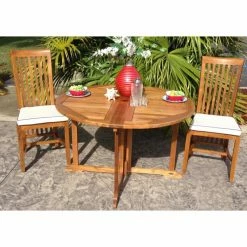 Best Pirce 🛒 Patio Dining Chairs Chic Teak Balero Teak Patio Dining Side Chair 😉 -Teak Outdoor Furniture Elegant shop scaleCHIT039 1