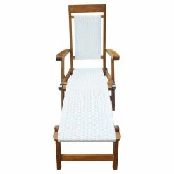 Best Pirce ✨ Outdoor Chaise Lounges Chic Teak Narmada Outdoor Steamer Chair 🔔 -Teak Outdoor Furniture Elegant shop scaleCHIT350