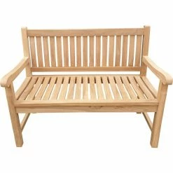 New 😍 Outdoor Benches Seven Seas Teak San Juan Outdoor Teak Wood Bench 🔥 -Teak Outdoor Furniture Elegant shop scaleCHIT407