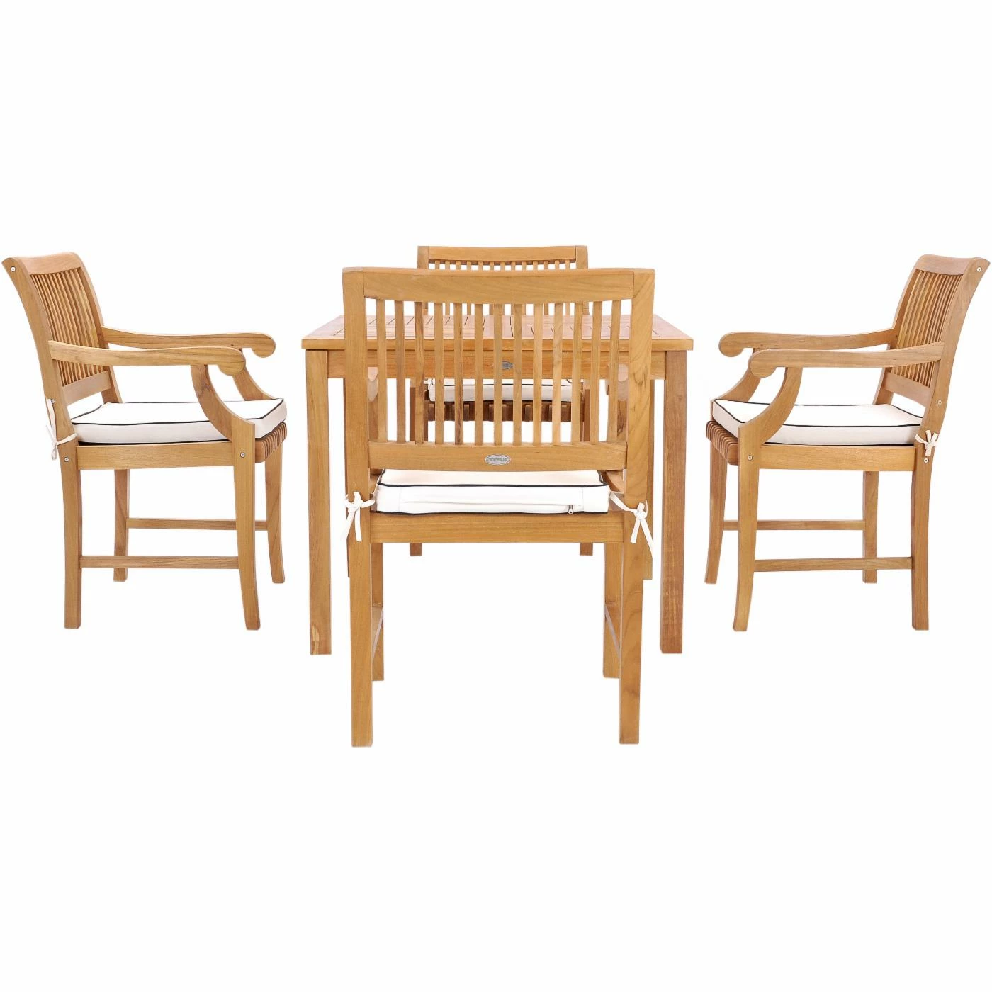 Promo ๐ Patio Dining Sets Chic Teak Florence 5 Piece Teak Wood Patio Dining Set With Arm Chairs ๐ 7 Promo ๐ Patio Dining Sets Chic Teak Florence 5 Piece Teak Wood Patio Dining Set With Arm Chairs ๐ - Image 5