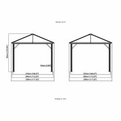 Deals 🛒 Hardtop SOJAG INC Meridien Hard Top Sunshelter Outdoor Gazebo With Side Netting 👏 15 Deals 🛒 Hardtop SOJAG INC Meridien Hard Top Sunshelter Outdoor Gazebo With Side Netting 👏 -Teak Outdoor Furniture Elegant shop scaleSOJA004