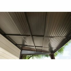 New 🎁 Hardtop SOJAG INC Francfort 10 X 12 Ft. Wall Mounted Gazebo 😍 -Teak Outdoor Furniture Elegant shop scaleSOJA057