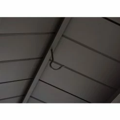 Promo 🔔 Sunjoy 5 Ft. X 8 Ft. Steel 2 Tier Hardtop Grill Gazebo ✨ -Teak Outdoor Furniture Elegant shop scaleSUNR1152