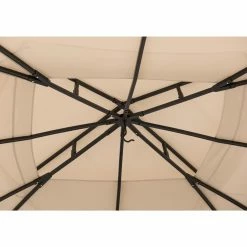 Coupon 🤩 Soft-top Sunjoy 11 X 13 Ft. Steel Octagon Soft Top Gazebo 🎁 -Teak Outdoor Furniture Elegant shop scaleSUNR1161