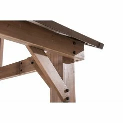 Discount 😉 Sunjoy 9 Ft. X 6 Ft. Cedar Wood Hardtop Grill Gazebo ⌛ -Teak Outdoor Furniture Elegant shop scaleSUNR1256